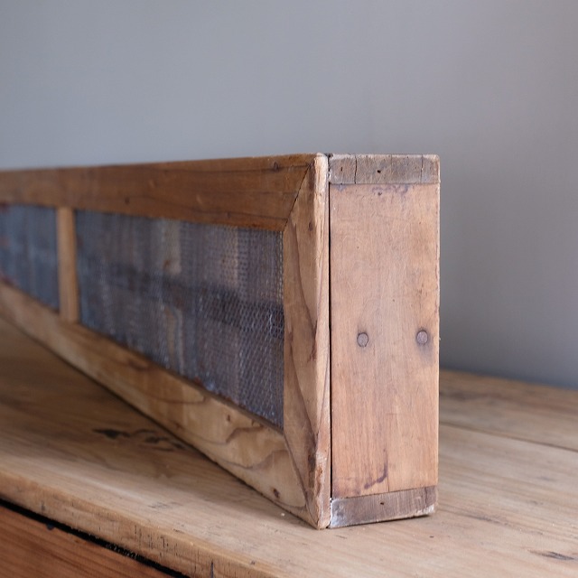 格子棚 金網｜古家具,棚類｜古家具・アンティーク家具 R-select