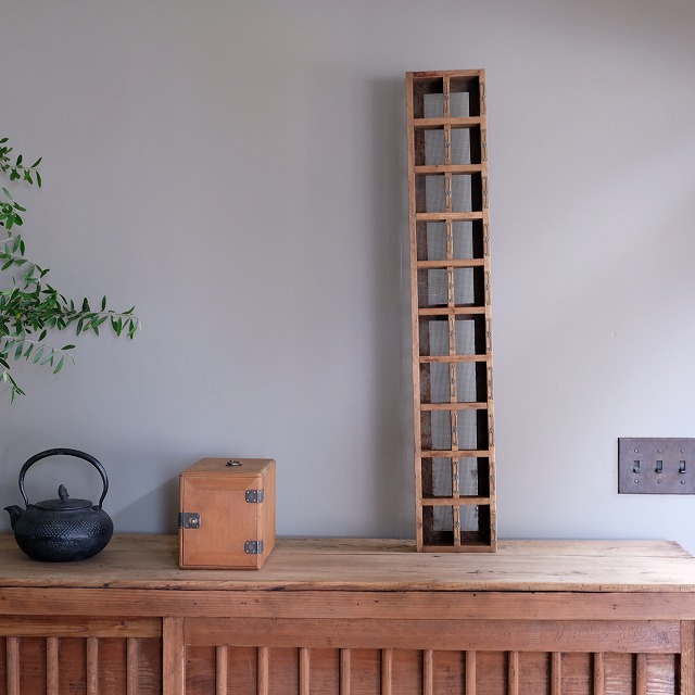 格子棚 金網｜古家具,棚類｜古家具・アンティーク家具 R-select