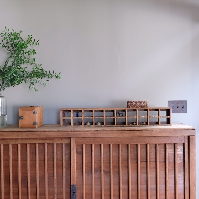 格子棚 金網｜古家具,棚類｜古家具・アンティーク家具 R-select