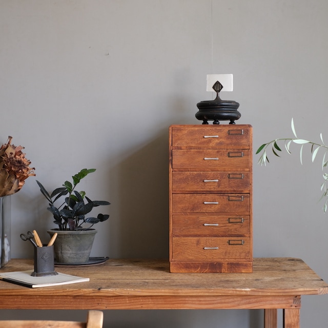 小引き出し　6杯　レトロ　ヴィンテージ 小引き出し 6杯 レトロ ヴィンテージ 小引き出し 6杯 | 古家具