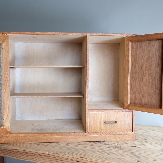 ローキャビネット ダイヤガラス | 古家具,棚類 | R-select