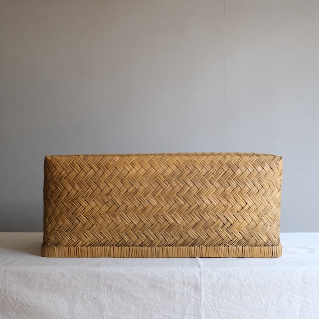古道具　ピクニックバスケット　行李 竹行李 （幅56cm）｜古雑貨,籠 バスケット｜古家具・アンティーク