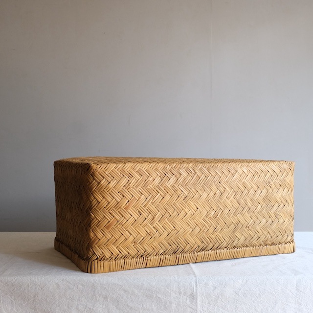 竹行李 （幅56cm）｜古雑貨,籠 バスケット｜古家具・アンティーク