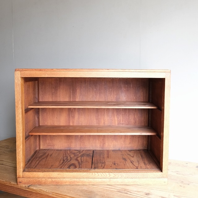 ダイヤガラスのキャビネット ローキャビネット ダイヤガラス | 古家具