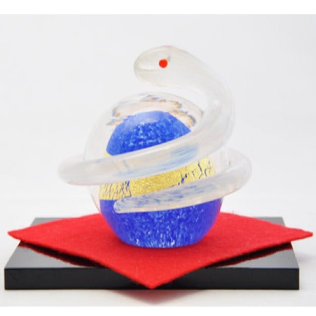 粋工房 開運白蛇 青 （SO-113BL） | 花・工芸品 | 【公式通販】道の駅