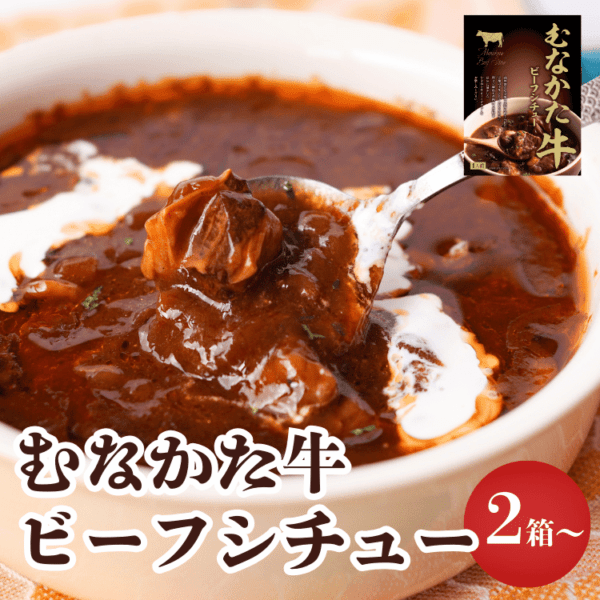 むなかた牛 特製ビーフシチュー （2箱／5箱／10箱） | 加工食品