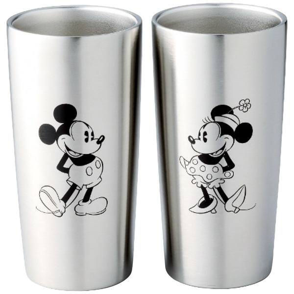 ディズニー ステンレス真空タンブラーセット440ml(ミッキー＆ミニー)