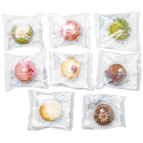 クレーム デ ラ クレーム プレミアムラングドシャサンドアイス8個