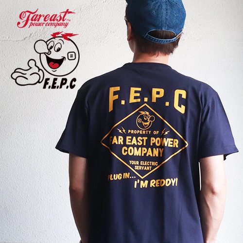 Tシャツ F E P C バックダイヤプリント アメカジ ヘビーtシャツ Fepc002ss メンズ アメカジ T Shirt ブギースタイル