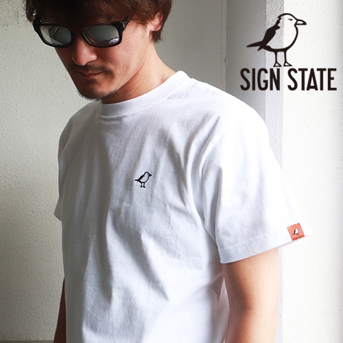 Tシャツ メンズ SIGN STATE ヘビーボディ Gulls Tシャツ サイン