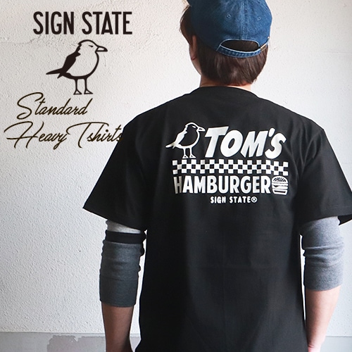 SIGN STATE إӡܥǥ TOMS HAMBURGER T 󥹥ơ ᥫ   ᥫ