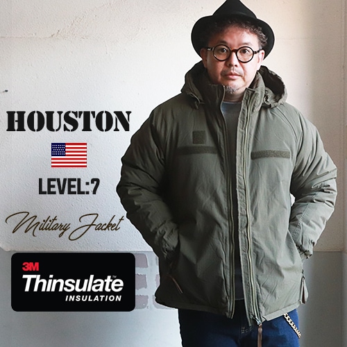 HOUSTON 超防寒 LEVEL7 ミリタリージャケット Thinsulate ヒューストン 