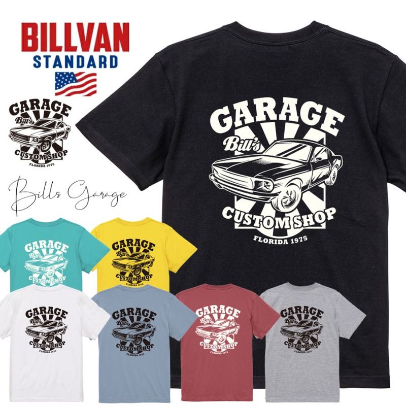 BILLVAN ����������� Bill's GARAGE CUSTOM SHOP ȾµT����� �ӥ�Х� ���ᥫ��