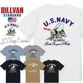 BILLVAN ߥ꥿꡼ SEABEES U.S NAVY ȾµT ᥫ