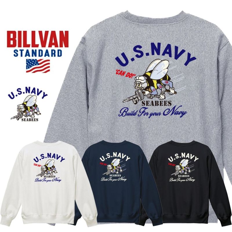 ��SALE�ۡ���ʪ���ꥢ��󥹡�BILLVAN ��С����������� SEABEES U.S NAVY �إӡ��������å� �ӥ�Х� ���ᥫ��