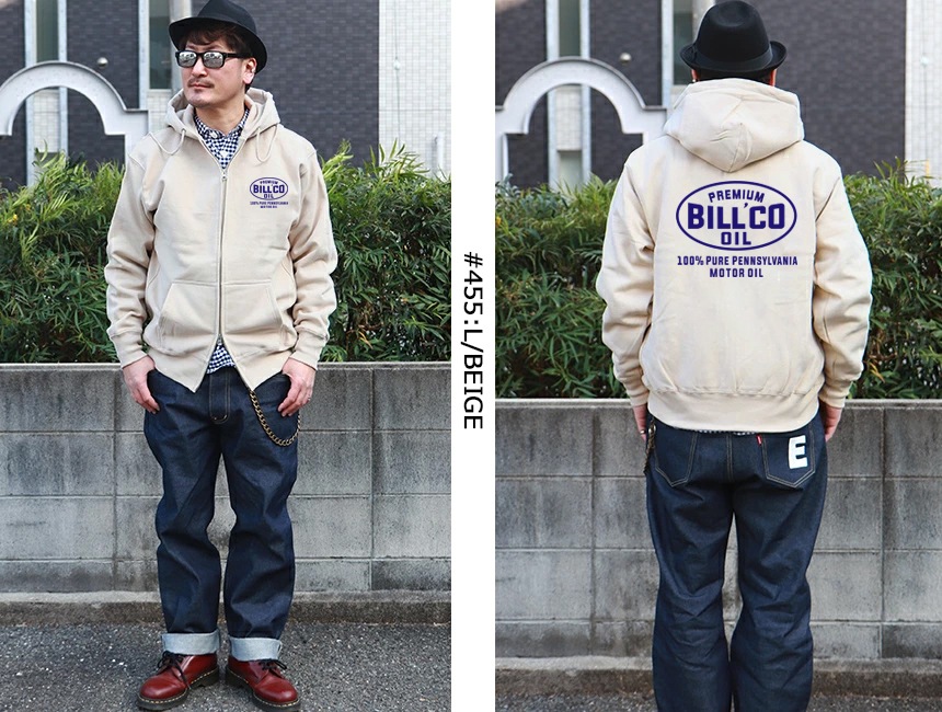 BILLVAN BILLCO OIL ΢���ӥإӡ��������å� ZIP�ѡ����� �ӥ�Х� ���ᥫ��