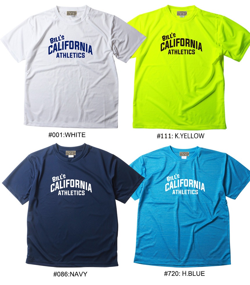 BILLVAN SPORTS �ɥ饤����������å� CALIFORNIA T����� 0707 �ӥ�Х� �ۿ�®�� ���ᥫ��