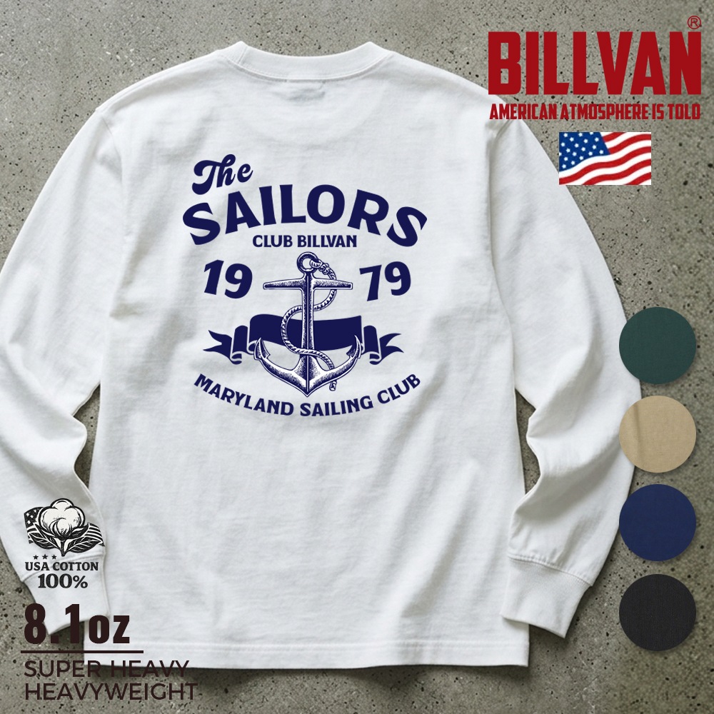 BILLVAN Ķ�إӡ����������� The SAILORS USA���åȥ� ����T����� ���ᥫ��