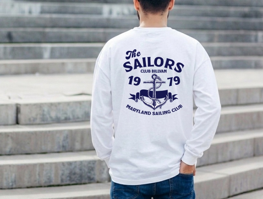 BILLVAN Ķ�إӡ����������� The SAILORS USA���åȥ� ����T����� ���ᥫ��
