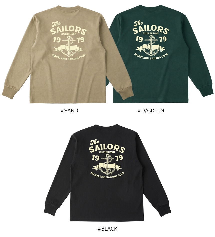 BILLVAN Ķ�إӡ����������� The SAILORS USA���åȥ� ����T����� ���ᥫ��
