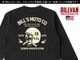 BILLVAN Ķ�إӡ����������� BILL��S MOTO ������إ��å� USA���åȥ� ����T����� ���ᥫ��
