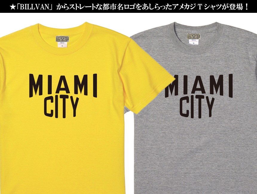 BILLVAN STANDARD �ӥ�Х� MIAMI CITY �Ի�T����� 625ssmic ���ᥫ��