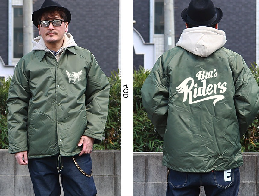 BILLVAN Riders ΢�ܥ����ɴ� ���������㥱�å� �ӥ�Х� ���ᥫ�� �饤���� �����ȥɥ�