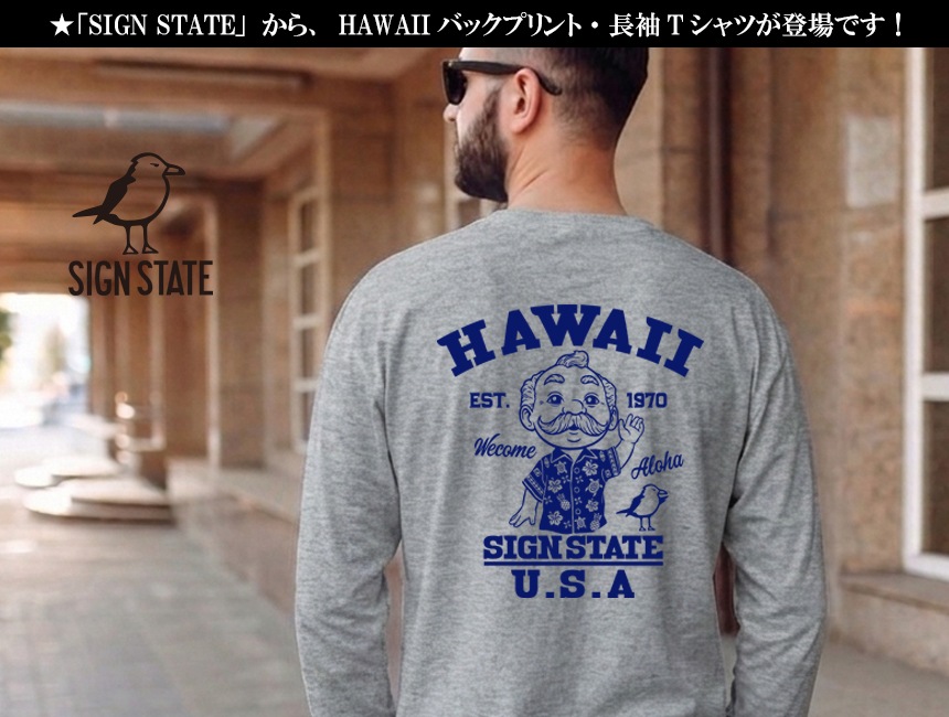 SIGN STATE ���ߥͥ����ϥ磻�������� �Хå��ץ���ALOHA ĹµT����� ����T �����󥹥ơ��� ���ᥫ�� ������ ���