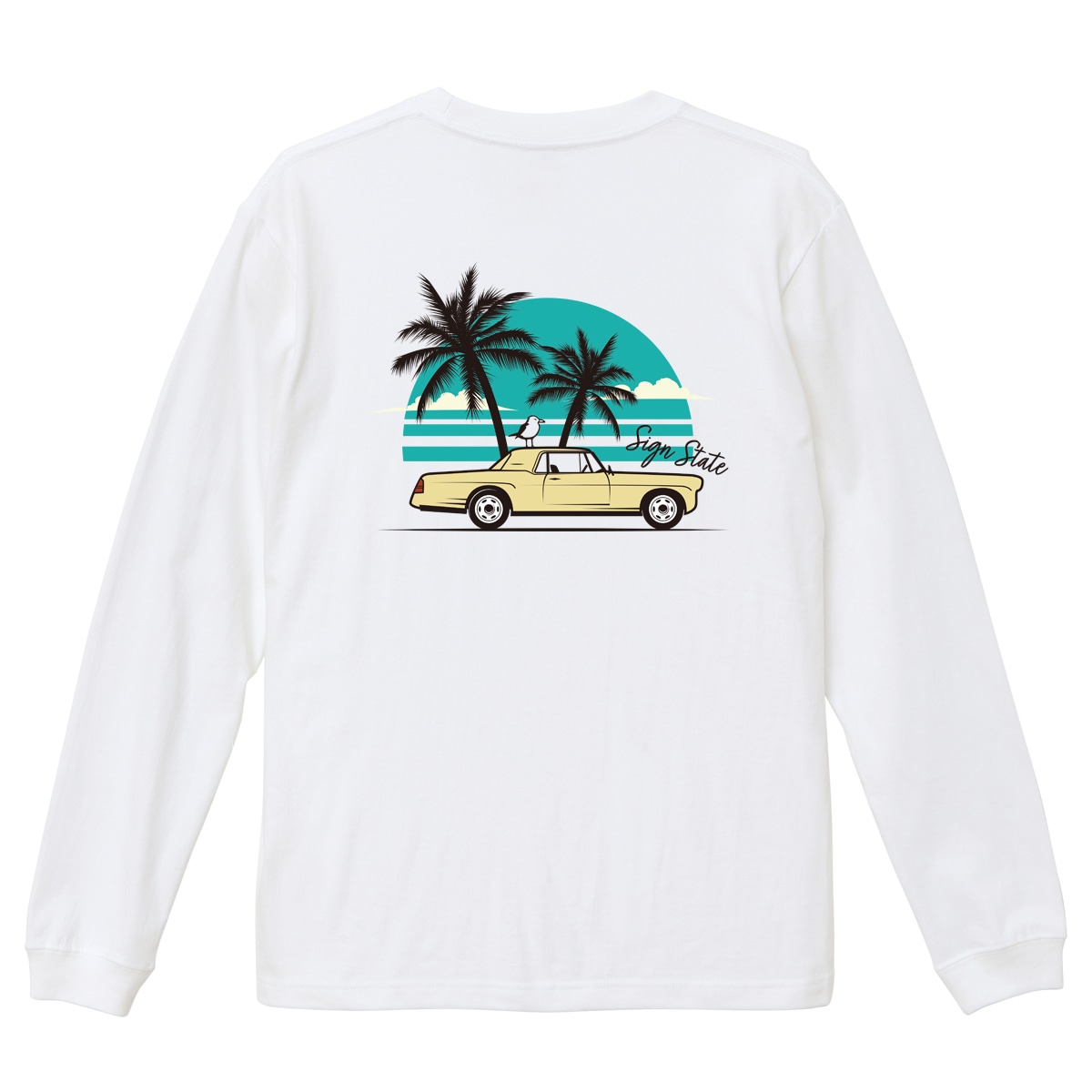 SIGN STATE Sunset Drive �Хå��ץ��� ĹµT����� ����T �����󥹥ơ��� ���ᥫ�� ������ ���
