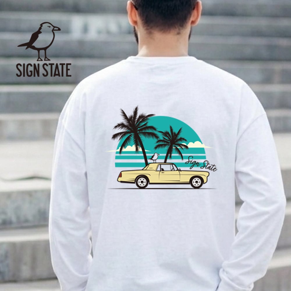 SIGN STATE Sunset Drive �Хå��ץ��� ĹµT����� ����T �����󥹥ơ��� ���ᥫ�� ������ ���