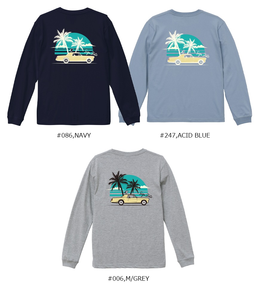 SIGN STATE Sunset Drive �Хå��ץ��� ĹµT����� ����T �����󥹥ơ��� ���ᥫ�� ������ ���