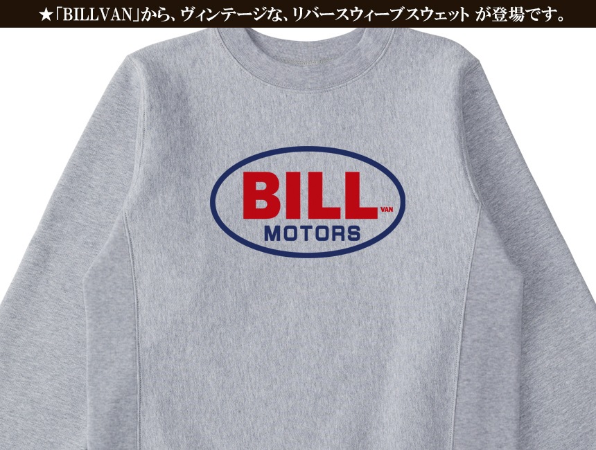 BILLVAN ��С����������� BILL MOTOR �����ƣ�إӡ��������å� �ӥ�Х� ���ᥫ��