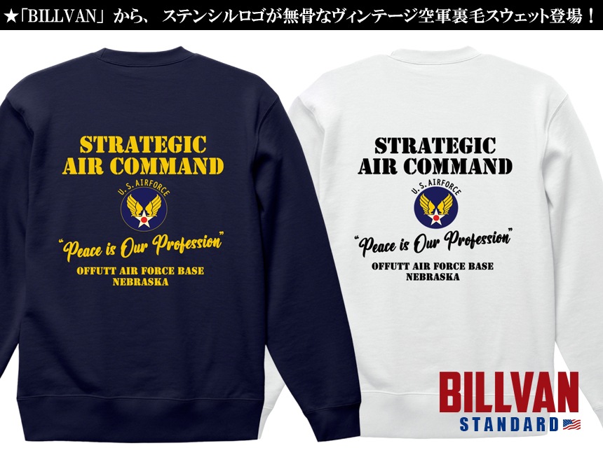 BILLVAN �ߥ꥿�꡼ STRATEGIC AIR COMMAND ΢�ӥ��롼�������å� �ȥ졼�ʡ� �ӥ�Х� ���ᥫ��