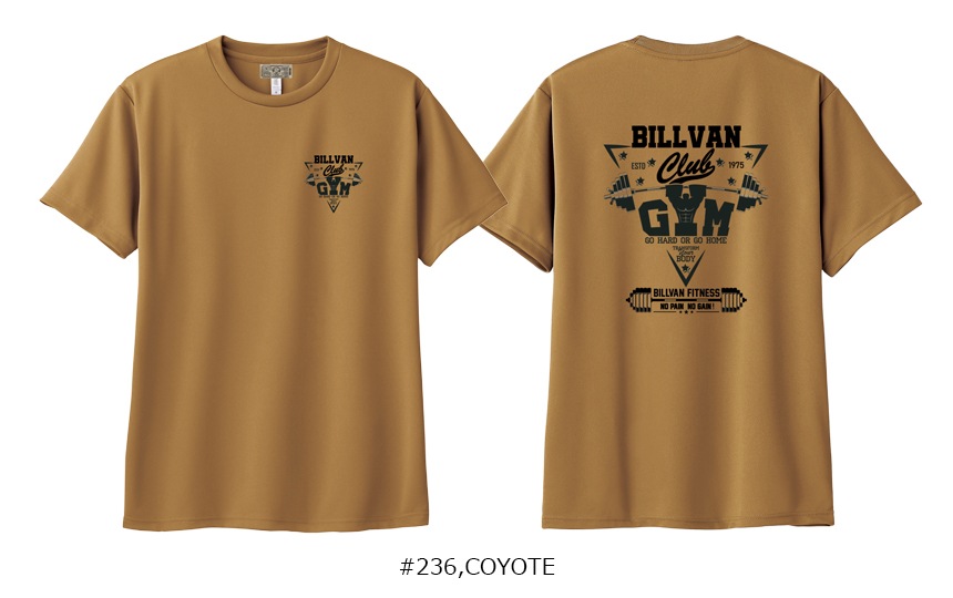 BILLVAN SPORTS �ӥ�Х�  CLUB GYM �ۿ�®�����ᥫ��DRY T�����