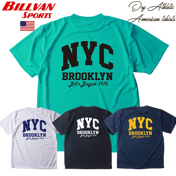 BILLVAN SPORTS �ɥ饤����������å� NYC����ꥫ��T����� �ӥ�Х� �ۿ�®�� ���ᥫ��