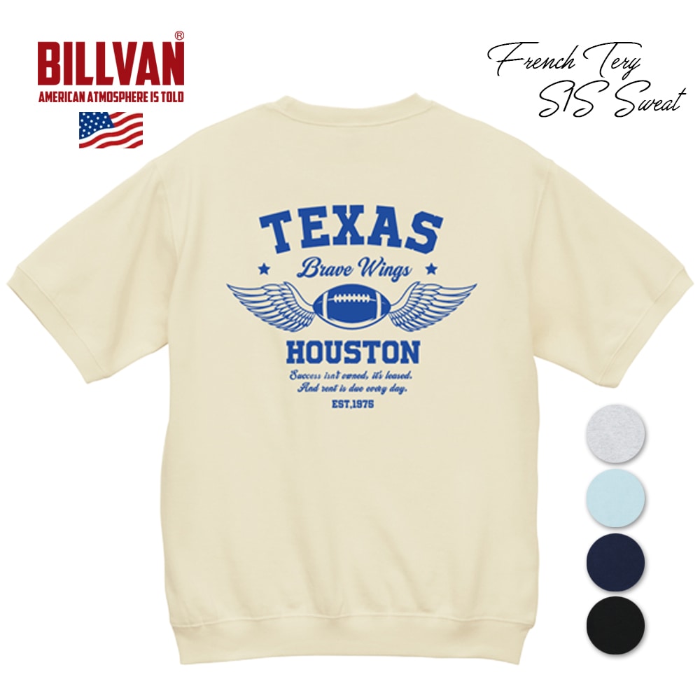 BILLVAN �ե����ƥ꡼ TEXAS Brave Wings ΢�ѥ��� Ⱦµ�饤�ȡ��������å� ��� ���ᥫ��