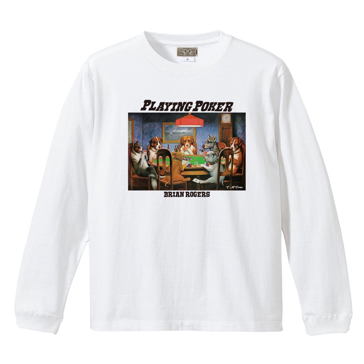 BILLVAN  PLAYING POKER DOGS T ӥХ T ᥫ