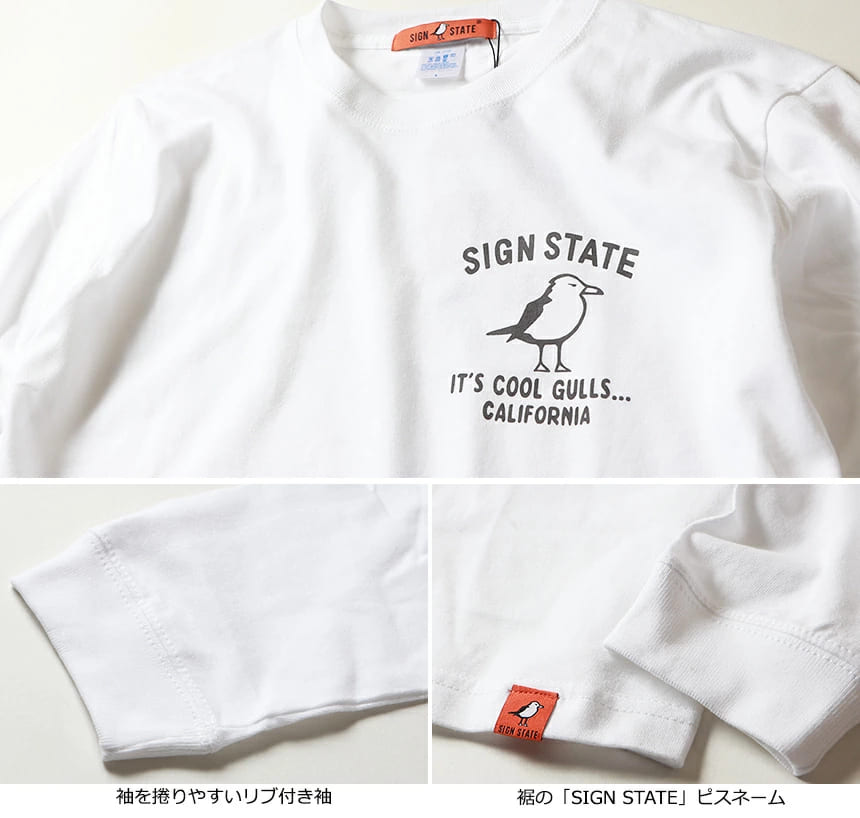 SIGN STATE ���ߥͥ������ Cool Gulls �Хå��ץ��� ���� T����� �����󥹥ơ��� ���ᥫ�� ������ ��� ���ᥫ��
