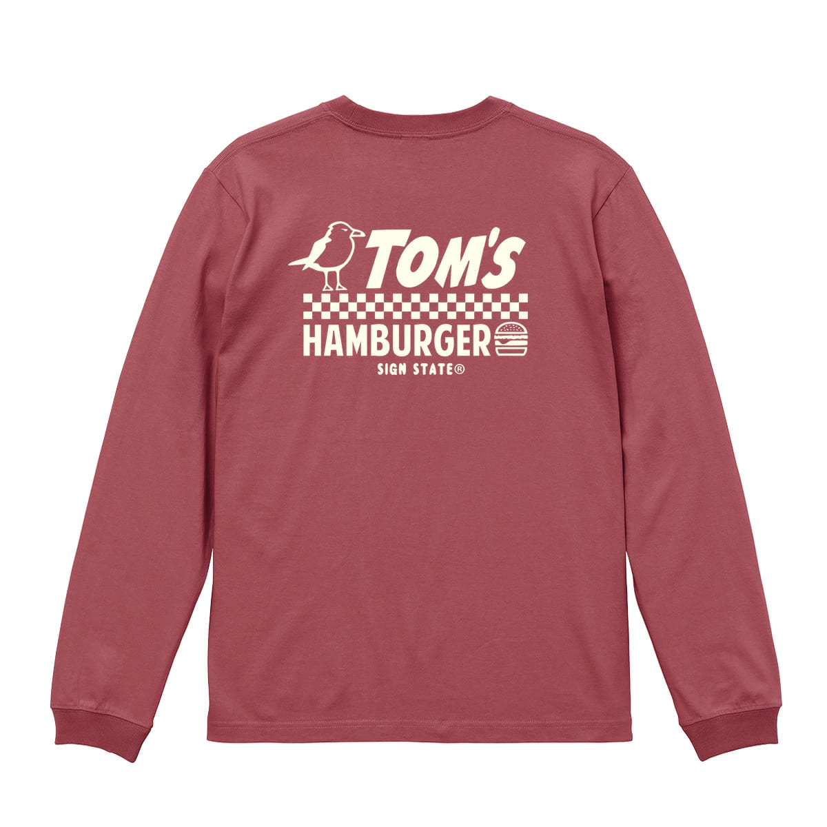 SIGN STATE �����󥹥ƥ��� TOMS HAMBURGER ĹµT����� ����T �����󥹥ơ��� ���ᥫ�� ������ ��� ���ᥫ��