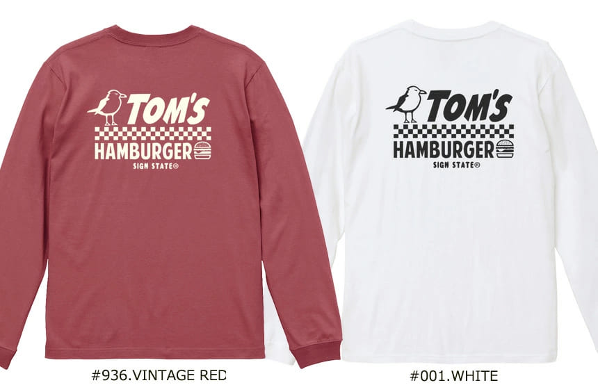 SIGN STATE �����󥹥ƥ��� TOMS HAMBURGER ĹµT����� ����T �����󥹥ơ��� ���ᥫ�� ������ ��� ���ᥫ��