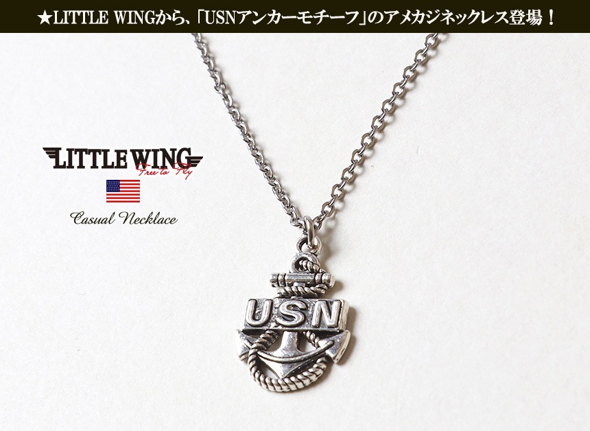 LITTLE WING US NAVY ơͥå쥹 USN ߥ꥿꡼ Ʒ   ᥫ kkg-748
