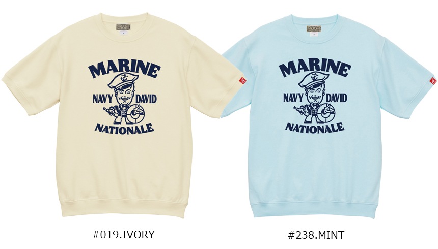 BILLVAN 60's MARINE �ե����ƥ꡼ ΢�ѥ��� Ⱦµ�������å� T����� ��� ���ᥫ��