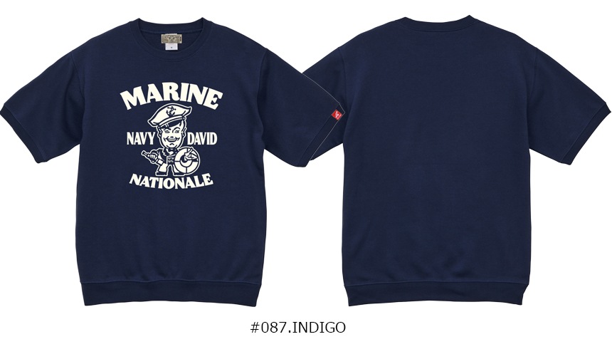 BILLVAN 60's MARINE �ե����ƥ꡼ ΢�ѥ��� Ⱦµ�������å� T����� ��� ���ᥫ��