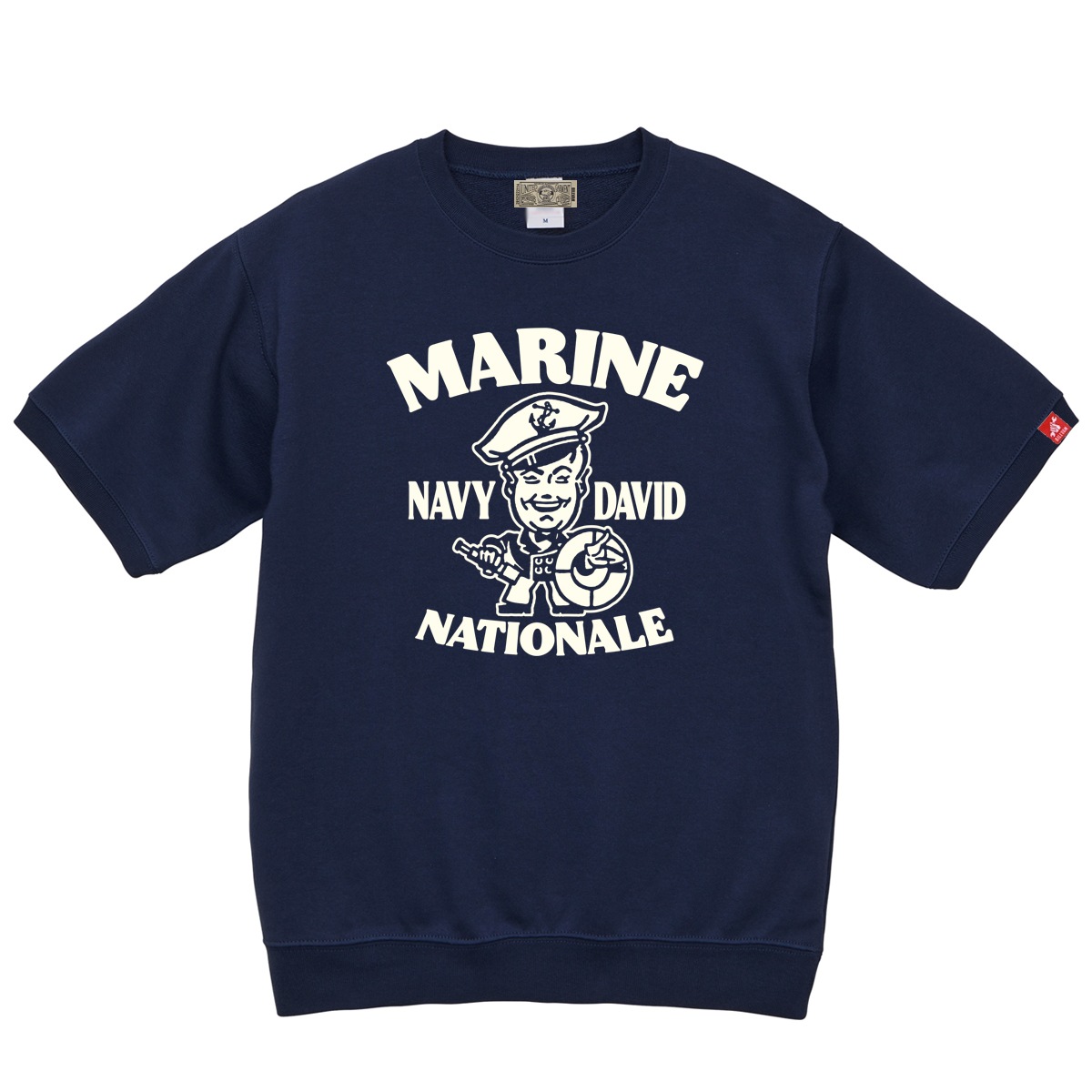BILLVAN 60's MARINE �ե����ƥ꡼ ΢�ѥ��� Ⱦµ�������å� T����� ��� ���ᥫ��