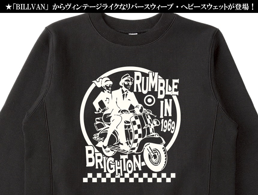 ��SALE�ۡ���ʪ���ꥢ��󥹡�BILLVAN ��С�����������  RUMBLE IN BRIGHTON �إӡ��������å� �ӥ�Х� ���ᥫ��