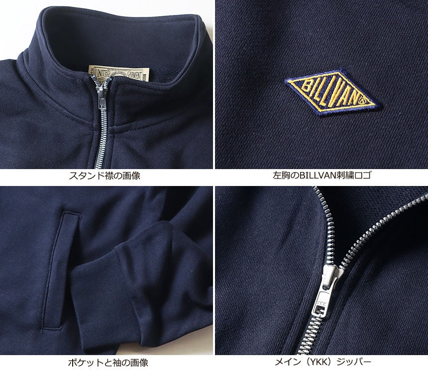 ��SALE�ۡ���ʪ���ꥢ��󥹡�BILLVAN �������å� ZIP �ȥ�å����㥱�å� �ӥ�Х� ���ᥫ�� �����ȥɥ� Lightning