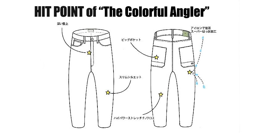 THE BACK WATER ������ ����ࡦ���ȥ�å��ե��å��󥰥ѥ�� The Colorful Angler 104vmc ��� ���ᥫ�� ����̵��