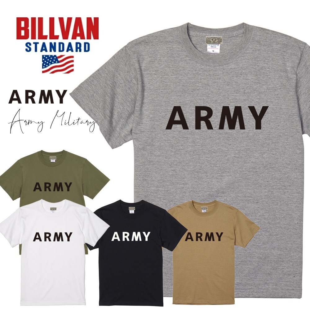 BILLVAN ����������� ARMY �ߥ꥿�꡼���� ȾµT����� �ӥ�Х� ���ᥫ��