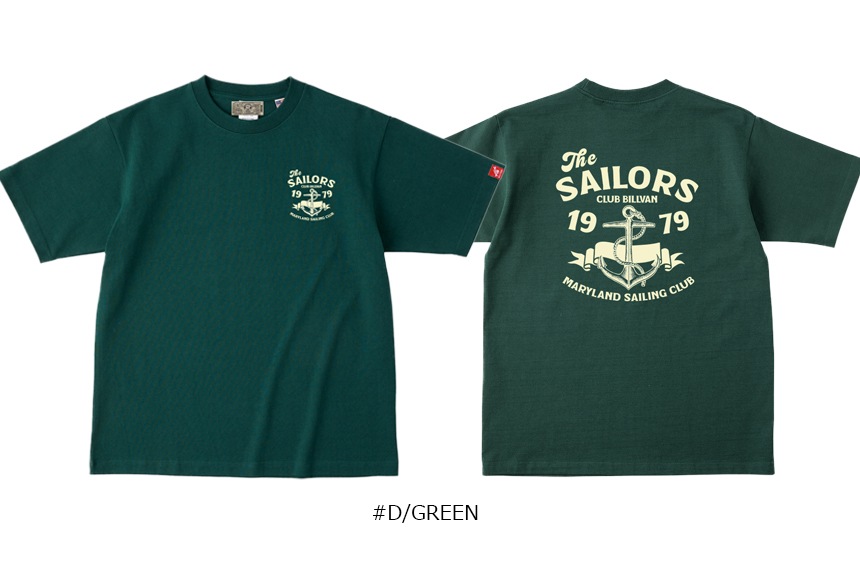 BILLVAN Ķ�إӡ����������� The SAILORS USA���åȥ� ȾµT����� ���ᥫ��