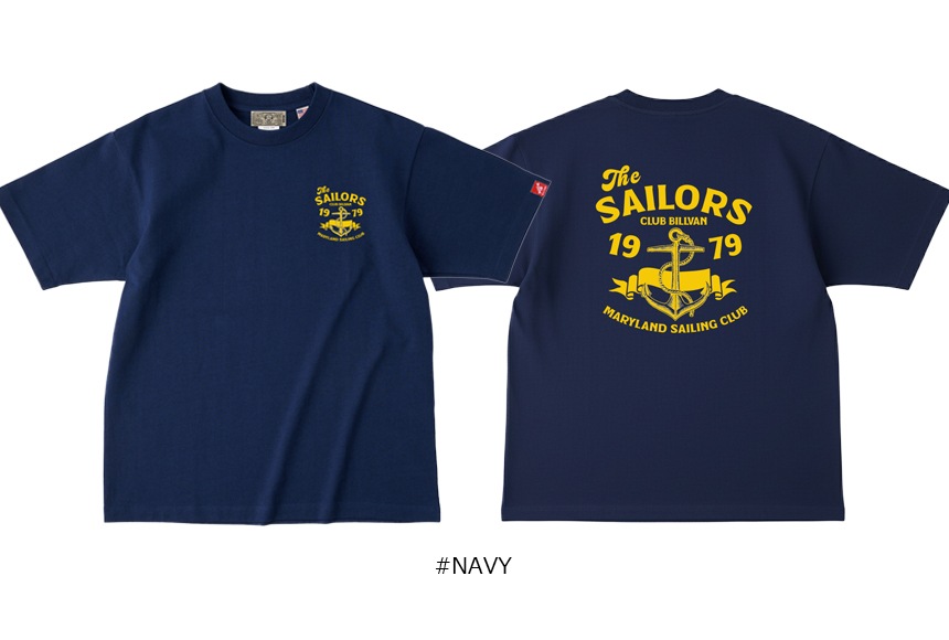 BILLVAN Ķ�إӡ����������� The SAILORS USA���åȥ� ȾµT����� ���ᥫ��